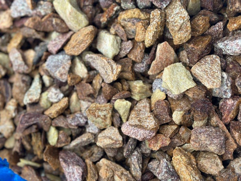 Златолит персиковый декоративная каменная крошка купить в Рязанской области