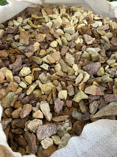 Златолит персиковый декоративная каменная крошка купить в Рязанской области