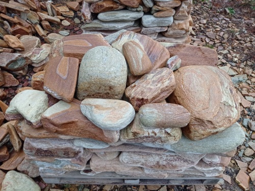 Златолит жёлтый, жёлто-зелёный глыбки и валуны для ланшафтного дизайна купить в Рязанской области