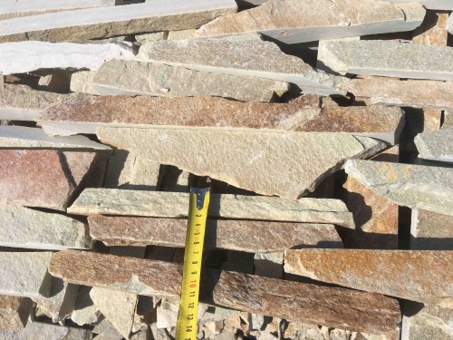 Горбушка златолит золотистый для облицовки купить в Рязанской области