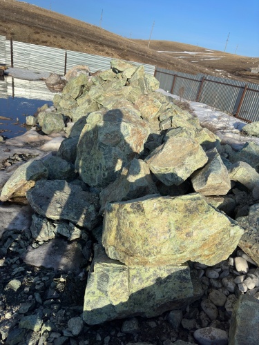 Камни для ландшафтного дизайна зелёные 10-60 килограмм купить в Рязанской области