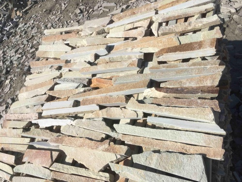 Горбушка златолит золотистый для облицовки купить в Рязанской области