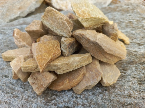 Златолит жёлтый декоративная каменная крошка купить в Рязанской области