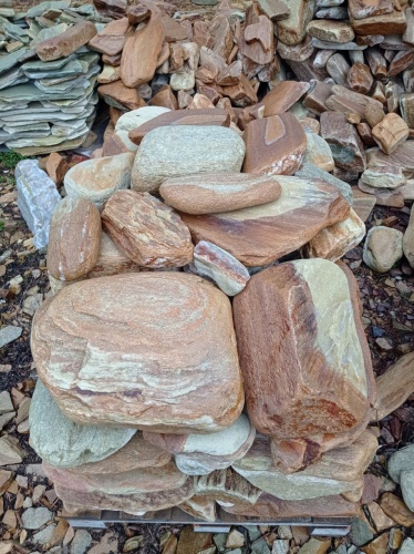 Златолит жёлтый, жёлто-зелёный глыбки и валуны для ланшафтного дизайна купить в Рязанской области